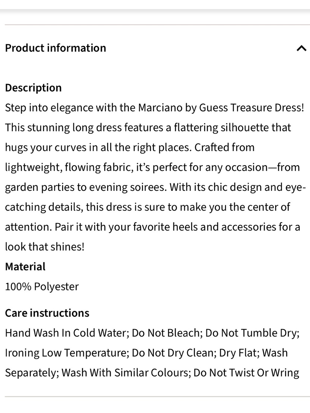 Marciano by Guess Hidden Treasure one shoulder dress with gold. Gorgeous! - Picture 9 of 9